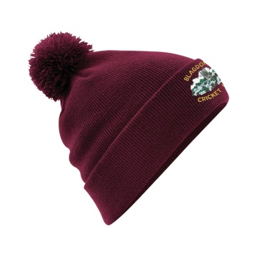Blagdon CC - Original Pom Pom Beanie : Maroon