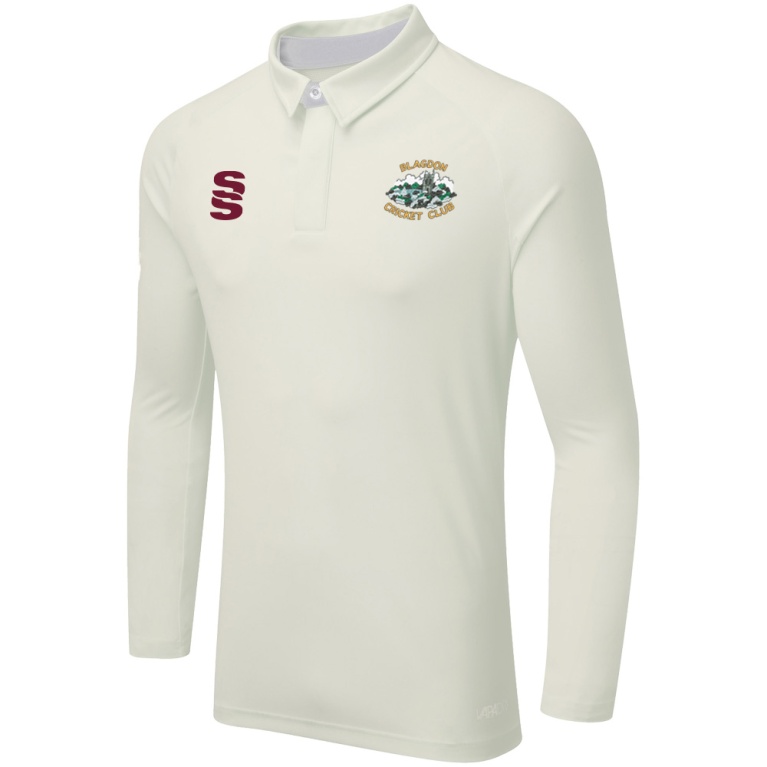 Blagdon CC - DUAL LONG SLEEVE CRICKET SHIRT (WOMENS)-Ivory